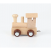 Name locomotive in natural wood